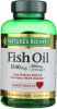 Fish Oil by Nature's Bounty, Dietary Supplement, Omega 3, Supports Heart Health, 1200 Mg, 120 Rapid Release Softgels (Pack of 2)